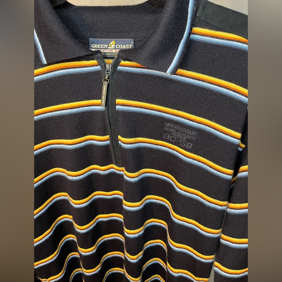 Green Coast Yachting Sweater 50%merino wool size L - Picture 11 of 13